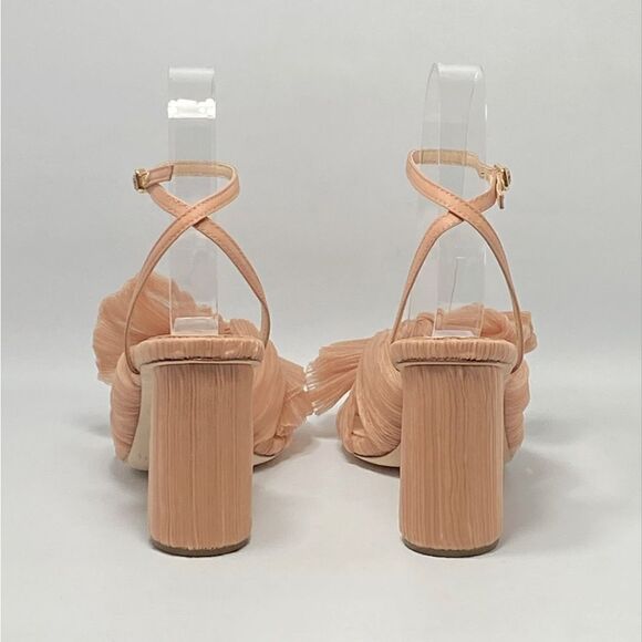 Loeffler Randall Camellia Beaty Pleated Bow Heel Sandals size 6 - Picture 6 of 12